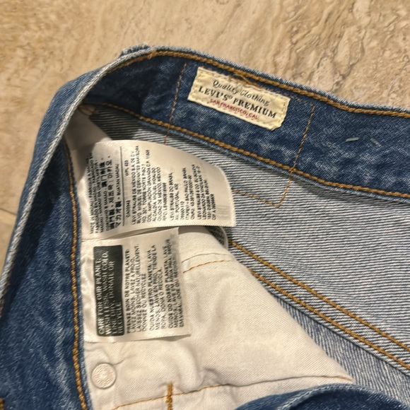 Levi’s 501 Original Cutoff Denim Short Size 26 - Picture 5 of 13